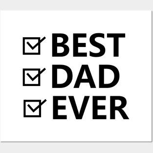 best dad  ever Posters and Art